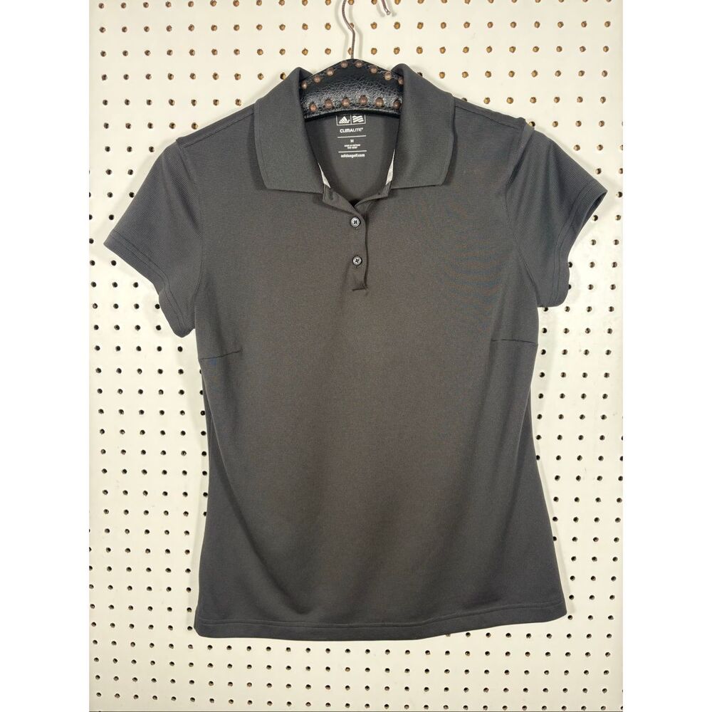 Adidas climalite polo golf shirt size M